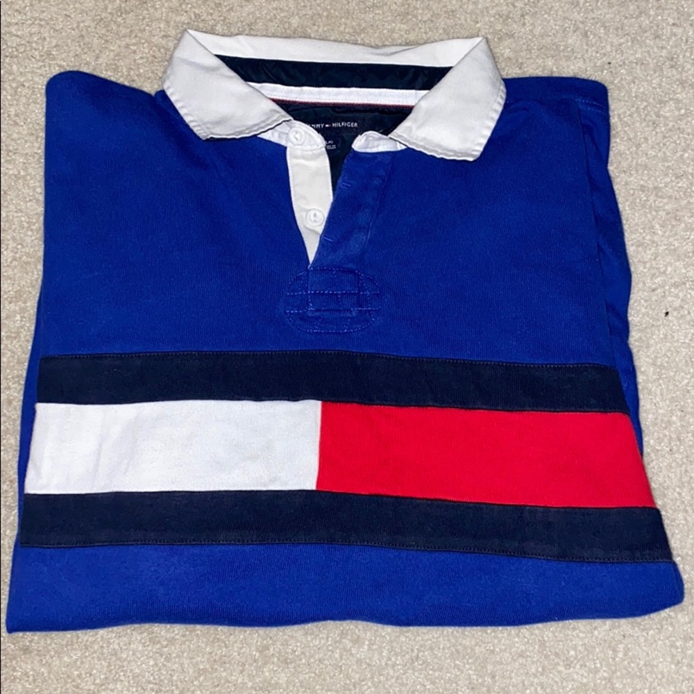 Tommy Hilfiger Vintage Long Sleeve Quarter Button